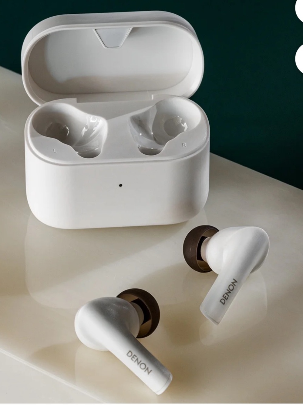 New! DENON True Wireless Earbuds in White